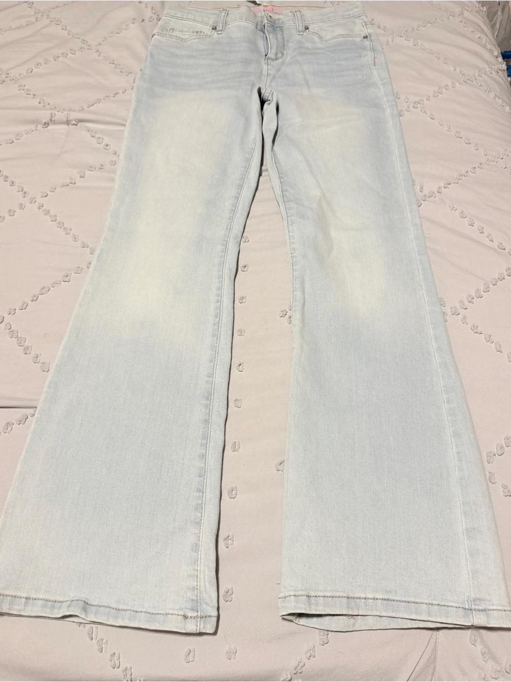 NWT Children’s Place Pale Light Blue Flare Jeans Tall size 14